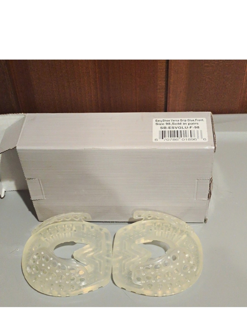 EasyShoe Versa Grip Glue Glue-On Horseshoe Front Size 98 Pair SB-ESVGLU-F-98